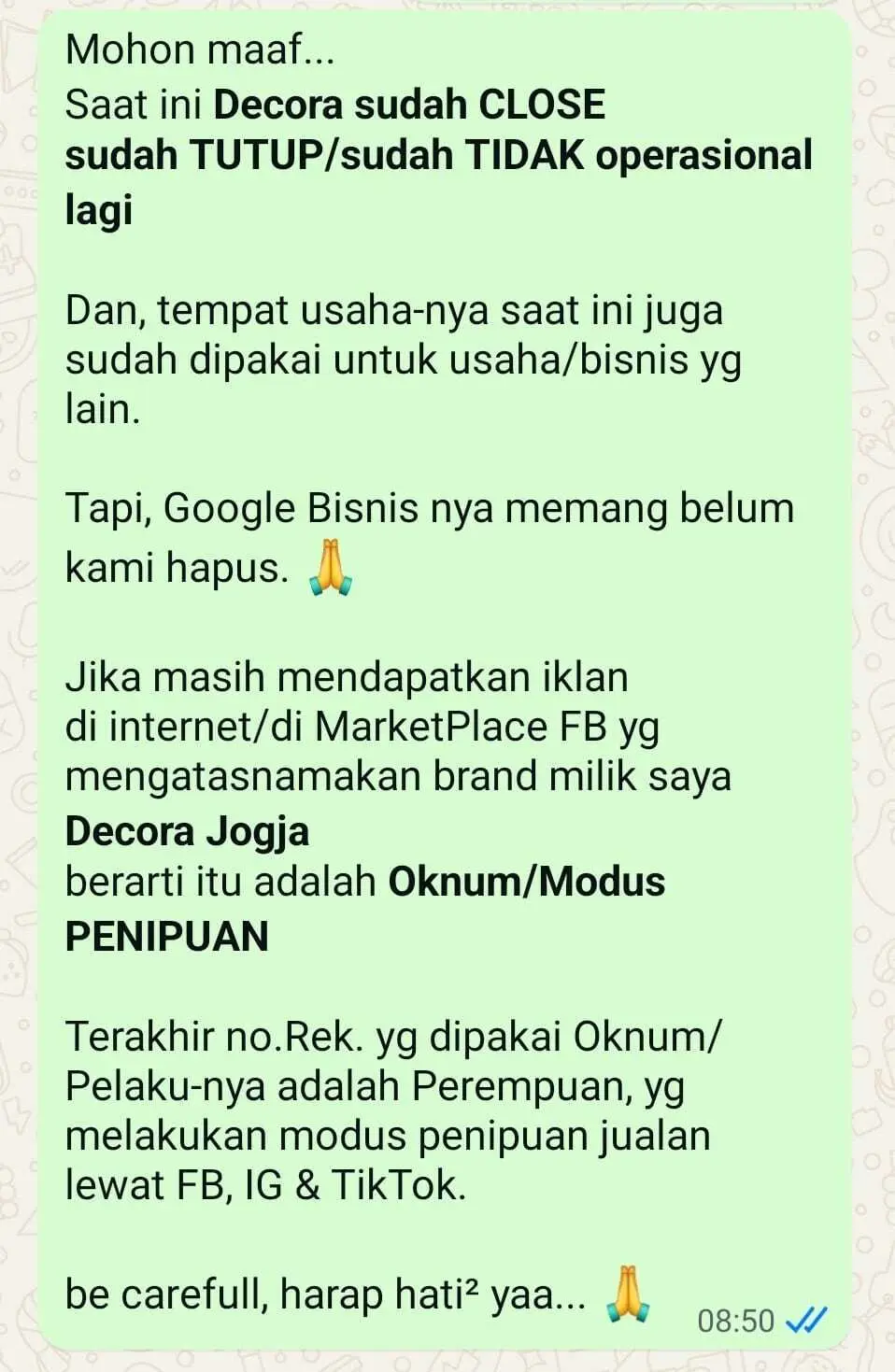 Maaf, kami undur diri
